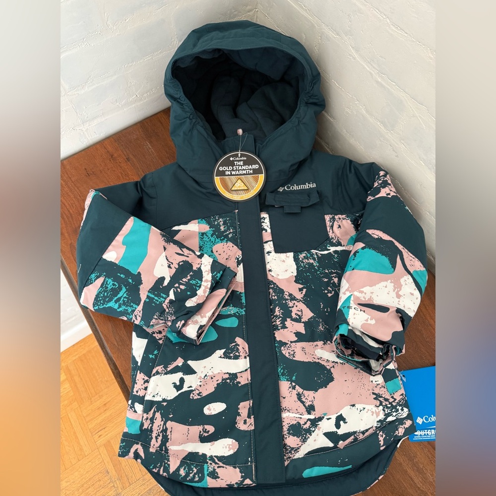 Columbia Kids' Teal and Pink Winter Jacket